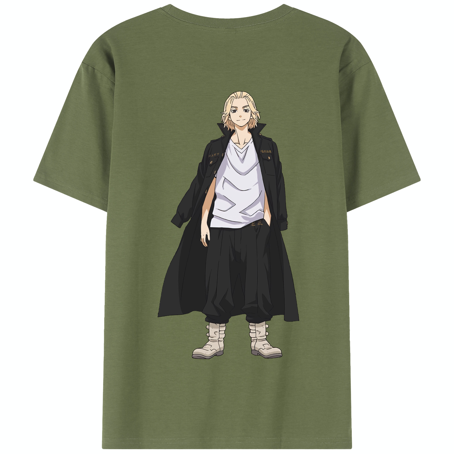 （画像用） 東京リベンジャーズ Tokyo Revengers 綿100％半袖Tシャツ（背面プリント）